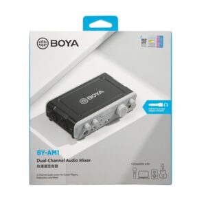 BOYA BY-AM1 Dual-Channel Audio Mixer With 3 Year Warranty