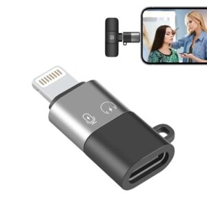 C type To I phone ( Lighting ) Port Converter For Microphone Connectivity
