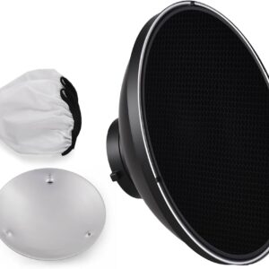 Beauty Dish 45cm Reflector with Honey Comb Grid