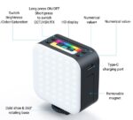 Mamen RGB Do2 LED Fill Light Double-Sided Portable LED Light