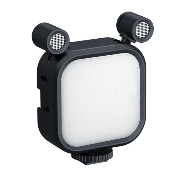 MAMEN V13 Broadcast Multi-Angle Stereo Microphone Lights