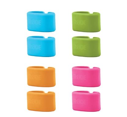 RODE COLORS Color-Coded Caps and Cable Clips for NT-USB Mini Microphones (Set of 4)
