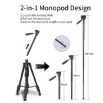 Jmary KP-2274 Professional Over Head Tripod