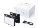 MAMEN SML-V02 Professional Double Microphone RGB & Bi-Color Led Pocket Camera fill light
