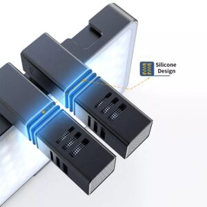 MAMEN SML-V02 Professional Double Microphone RGB & Bi-Color Led Pocket Camera fill light