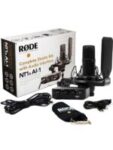 Rode Complete Studio Kit with AI-1 Audio Interface, NT1 Microphone, SM6 Shockmount, and XLR Cable